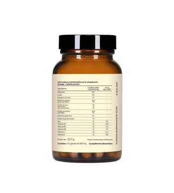 Bottle Capsules x60 - Skin & Digestion Formula 3