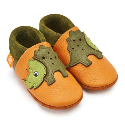 Pantuflas para niños - Trixie el Triceratops