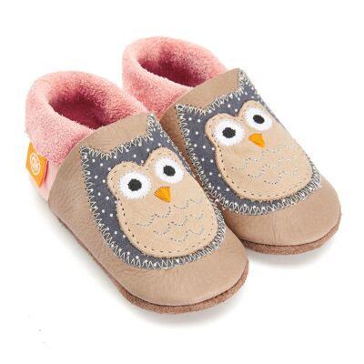 Children's slippers - Eulalia the owl