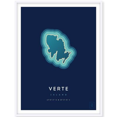 Poster Isola Verde - 30 x 40 cm
