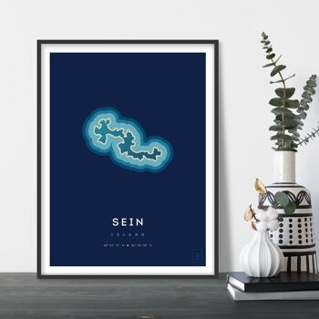 Affiche de l'île de Sein - 30 x 40 cm 3