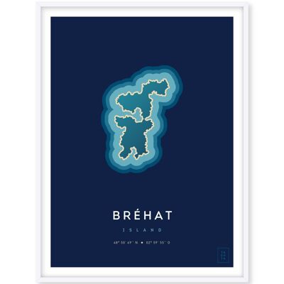 Poster Ile de Bréhat - 30 x 40 cm