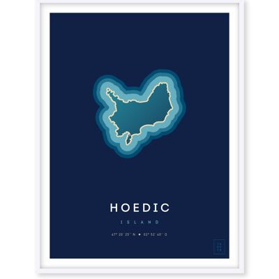 Hoedic Island poster - 50 x 70 cm