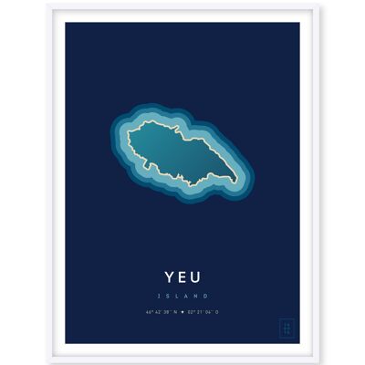 Ile d'Yeu poster - 30 x 40 cm