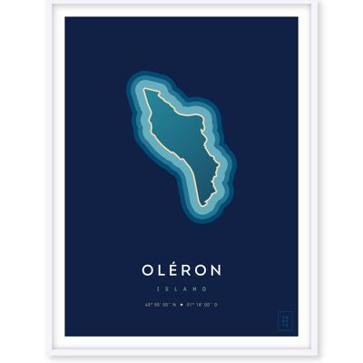 Poster Ile d'Oléron - 30 x 40 cm