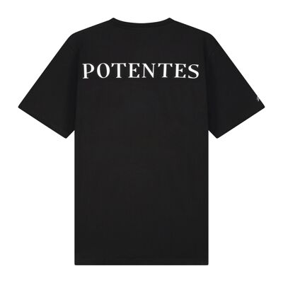 Potentes Imprinted – Logo Shirt – Black