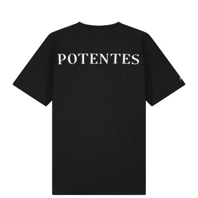 Potentes Imprimé – Chemise Logo – Noir
