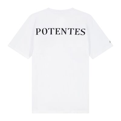 Potentes Imprinted – Logo Shirt – White