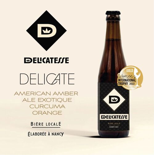 La Délicate - Bière Amber American Ale (Carton 12x33cl)