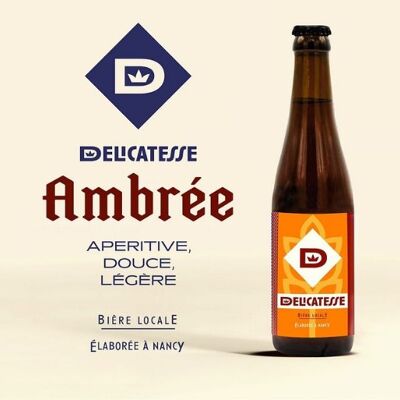 La Ambrée - Cerveza Ámbar (Cartón 12x33cl)
