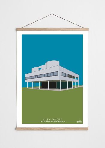 Affiche Architecture - Villa Savoy