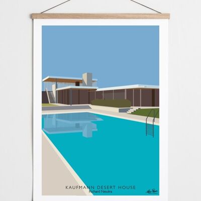 Póster de arquitectura - Kaufmann Desert House
