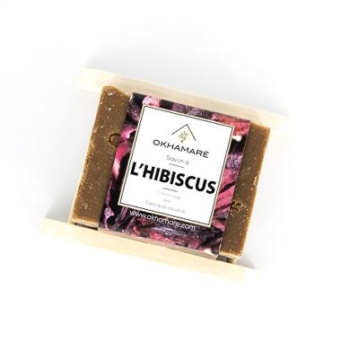 Hibiscus soap