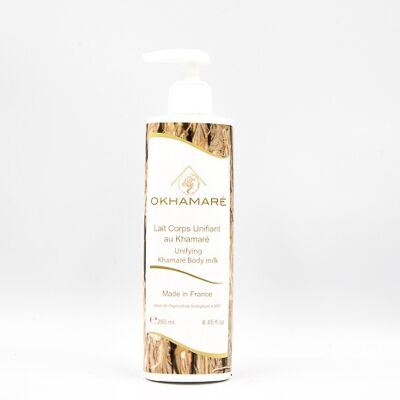 Unifying body milk with Khamaré