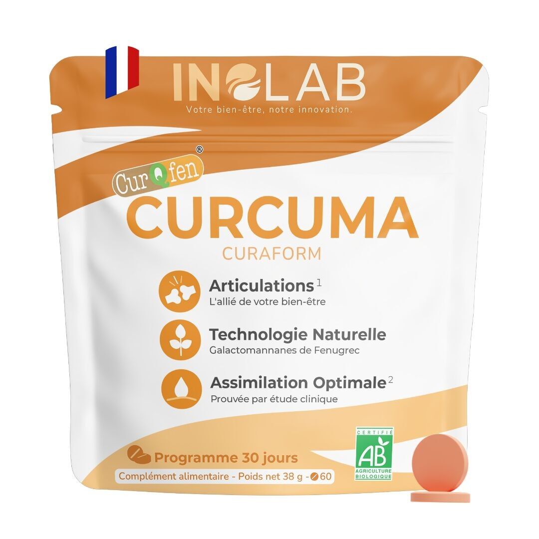 Compressa di curcuma biologica CurQfen ®