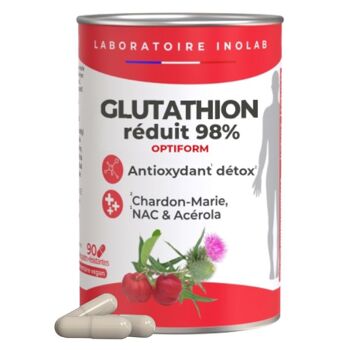 L-Glutathion & précurseurs (Chardon-Marie + NAC) - Détox & antioxydant 1