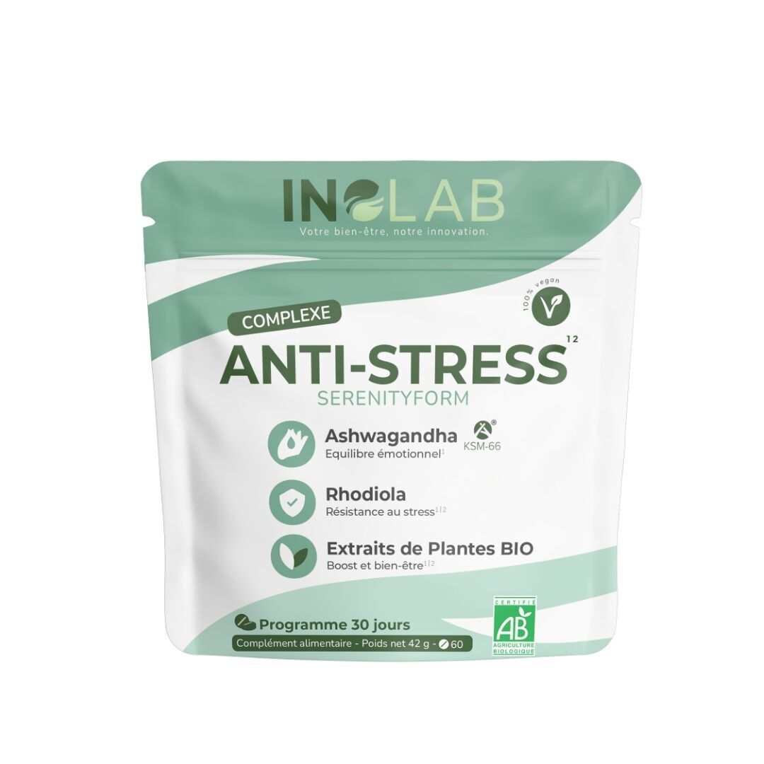 Complesso antistress naturale biologico con Ashwagandha KSM66