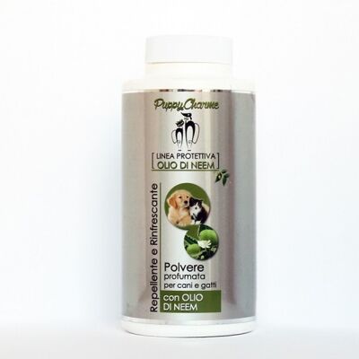 PERFUMED POWDER WITH NEEM OIL FOR DOGS AND CATS