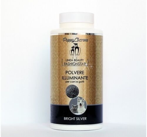 POLVERE ILLUMINANTE CON OLIO DI NEEM- BRIGHT SILVER- PER CANI E GATTI