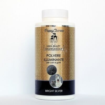 ILLUMINATING POWDER WITH NEEM BRIGHT SILVER OIL FOR DOGS AND CATS