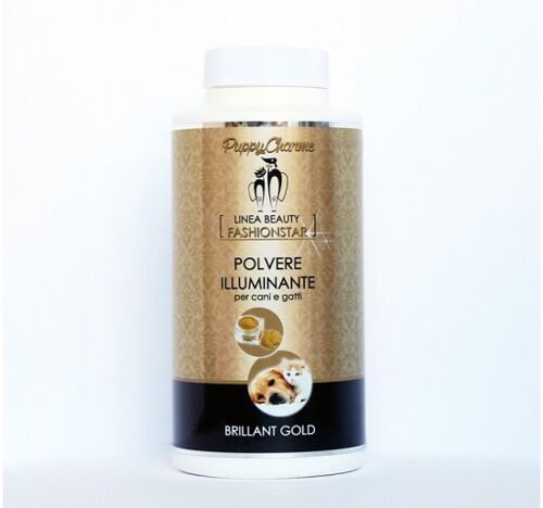 POLVERE ILLUMINANTE CON OLIO DI NEEM- BRILLANT GOLD- PER CANI E GATTI