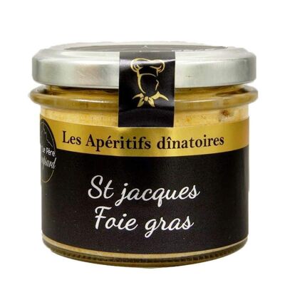 Rillettes de vieiras con foie gras - 100g - Apéritif Dinatoire de Père Roupsard
