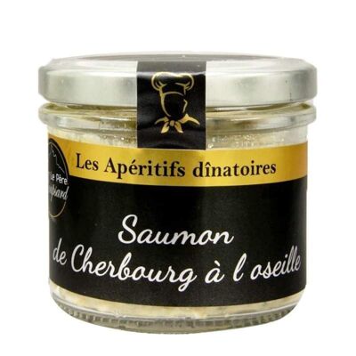 Rillettes di salmone Cherbourg con acetosa - 100g - Aperitivo Dinatoire du Père Roupsard