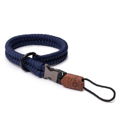 Camera hand strap "The Claw" made of Paracord - Navy Blue