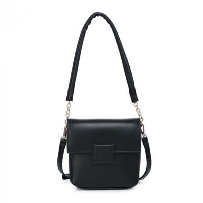 Quality Cross Body Bag, Shoulder Bag with 2 Adjustable  Straps  Multipurpose Shoulder  Crossbody Bags for Ladies - OL2753p black
