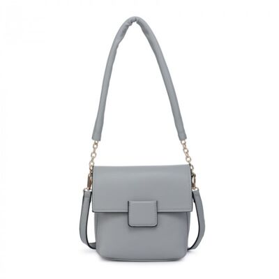 Sac à bandoulière de qualité, sac à bandoulière avec 2 sangles réglables Sacs à bandoulière polyvalents pour dames - OL2753p gris