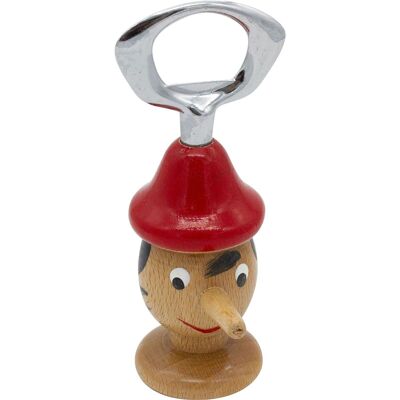Pinocchio bottle opener, bottle opener made of wood - 9005