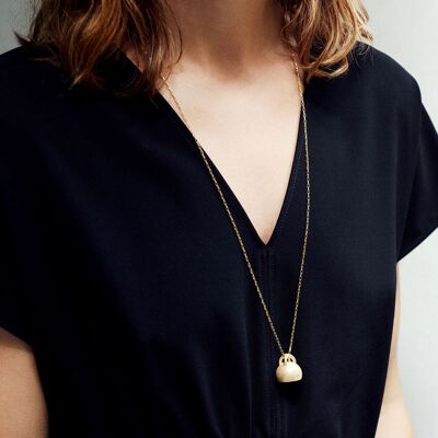 Bauhaus Ball Short Necklace I Gold