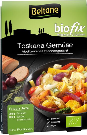 BIO Beltane Biofix Légumes Toscane 10er Plateau