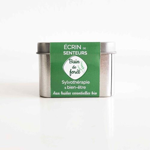 Ecrin de senteurs coffret fer « Bain de Forêt »