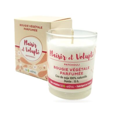 Plaisir et Volupté scented vegetable candle