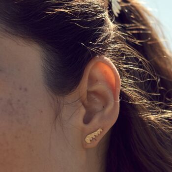 Petites boucles d'oreille Plumette 2