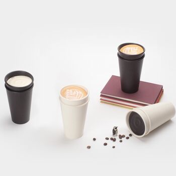 ''Take Out'' Tasse à Café Biomasse-Marron Foncé 350ml 3