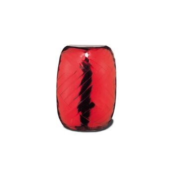 Ruban 24 épis 20m x 5mm rouge métallisé