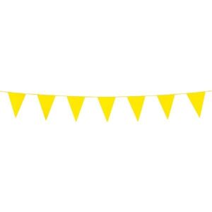 Bunting PE 3m jaune taille drapeaux: 10x15cm