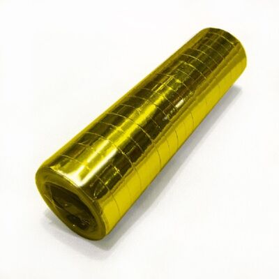 Luftschlangen metallic 18x4m gold