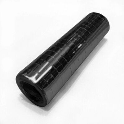 Streamers metallic 18x4m black