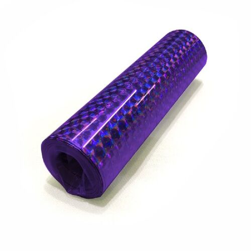 Streamers holographic 18x4m purple