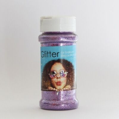 100 grammi glitter lilla
