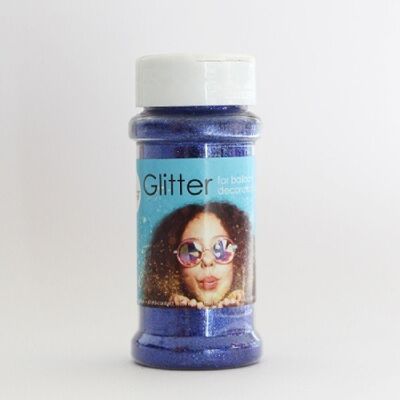 100 gram glitter blue