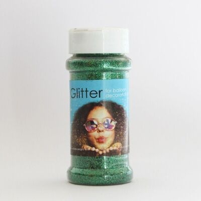 100 gram glitter green