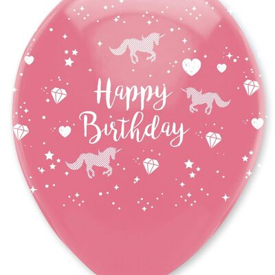 Unicorn Fantasy Latex Luftballons Allround Print