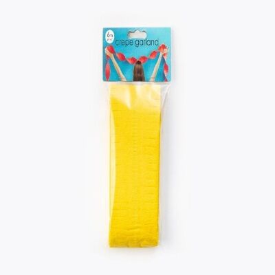 Crepe Garland 6m yellow