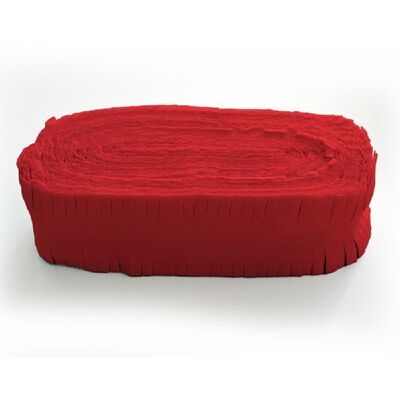 Crepe Garland 24m flameproof red