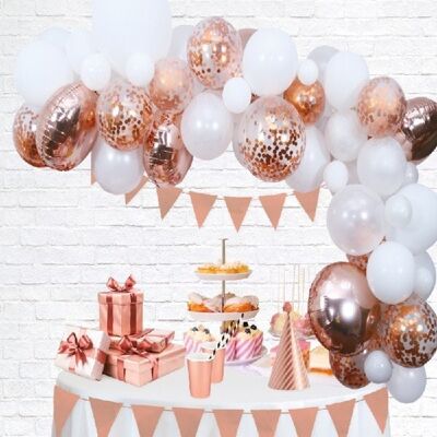 Balloon deco kit rose gold