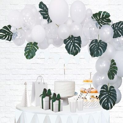 Kit déco ballon blanc